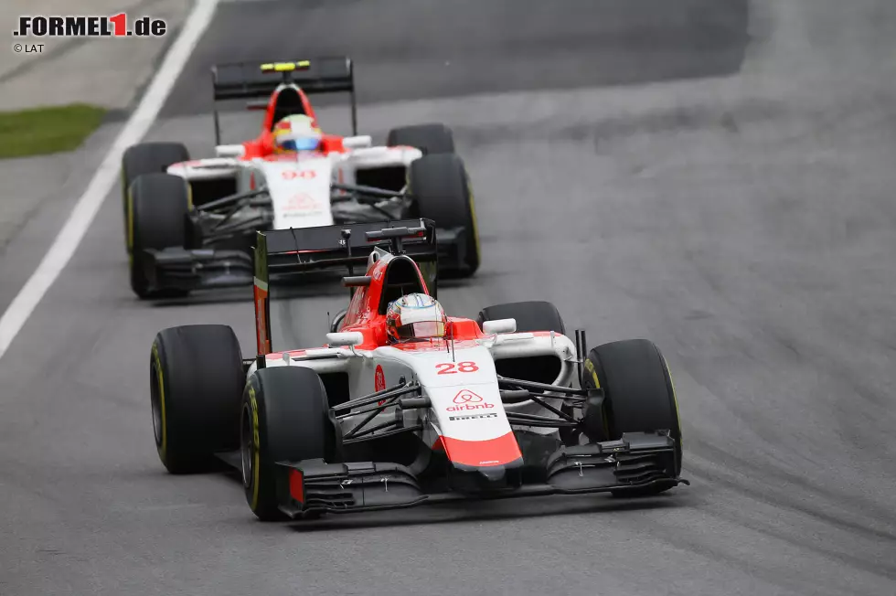 Ein Jahr später kehrte Stevens sogar als Stammfahrer in die Formel 1 zurück. Doch mit dem komplett hoffnungslosen Manor-Marussia-Team, das sogar in Australien nicht zum Qualifying antreten konnte, fuhr er dem Feld weit hinterher. Seine Formel-1-Karriere bleibt in den Geschichtsbüchern eine Fußnote. Foto zur News: Ein Jahr später kehrte Stevens sogar als Stammfahrer in die Formel 1 zurück. Doch mit dem komplett hoffnungslosen Manor-Marussia-Team, das sogar in Australien nicht zum Qualifying antreten konnte, fuhr er dem Feld weit hinterher. Seine Formel-1-Karriere bleibt in den Geschichtsbüchern eine Fußnote.