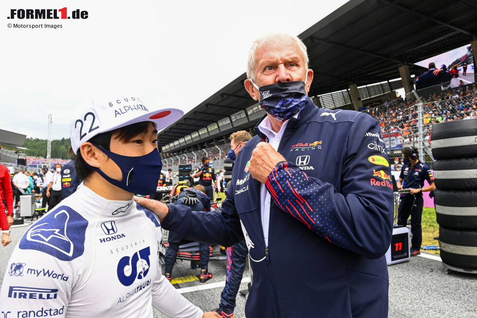 Yuki Tsunoda (5): Eigentlich hätten wir dem Japaner gern eine bessere Note gegeben. Vom Speed her war Spielberg eines seiner besseren Wochenenden bisher. Aber gleich zwei Strafen dafür zu kassieren, dass man in der Boxeneinfahrt über die weiße Linie fährt, das ist auch für einen Rookie nicht entschuldbar. Yuki Tsunoda (5): Eigentlich hätten wir dem Japaner gern eine bessere Note gegeben. Vom Speed her war Spielberg eines seiner besseren Wochenenden bisher. Aber gleich zwei Strafen dafür zu kassieren, dass man in der Boxeneinfahrt über die weiße Linie fährt, das ist auch für einen Rookie nicht entschuldbar.