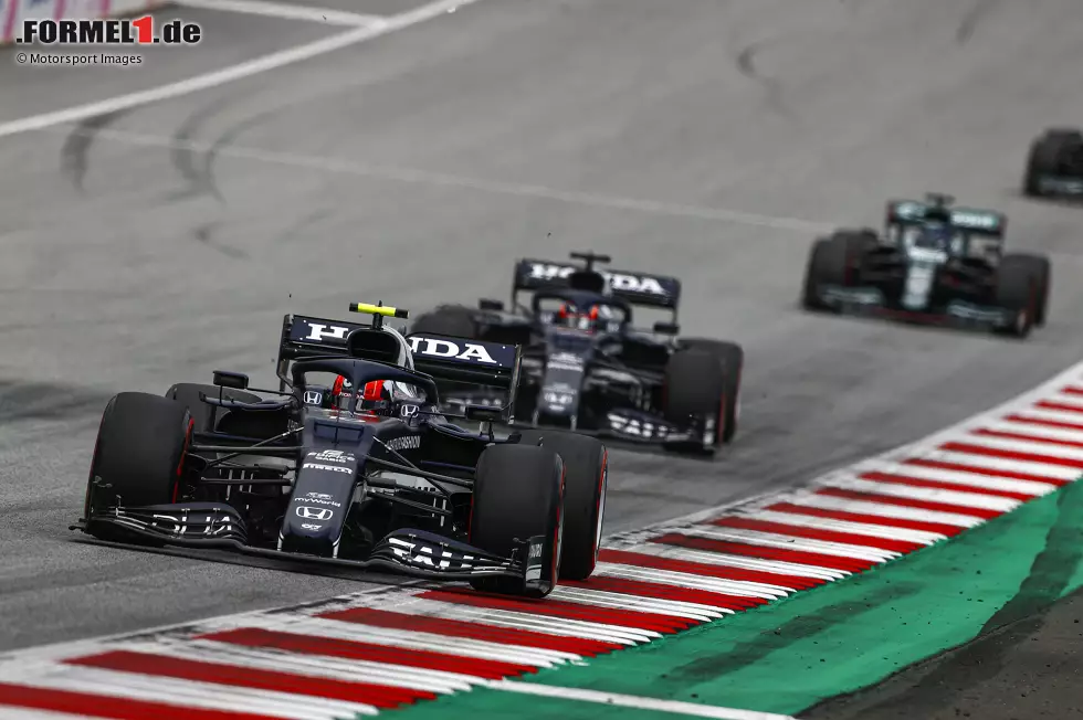 Pierre Gasly (2): Der Franzose liefert im AlphaTauri ein Topqualifying nach dem anderen ab, so zuverlässig wie ein Duracell-Häschen. Im Rennen geht seinem Auto dann oft die Puste aus. Diesmal auch, weil mit dem Soft als Startreifen kein Blumentopf zu gewinnen war. Hat das Beste aus der Situation gemacht. Foto zur News: Pierre Gasly (2): Der Franzose liefert im AlphaTauri ein Topqualifying nach dem anderen ab, so zuverlässig wie ein Duracell-Häschen. Im Rennen geht seinem Auto dann oft die Puste aus. Diesmal auch, weil mit dem Soft als Startreifen kein Blumentopf zu gewinnen war. Hat das Beste aus der Situation gemacht.