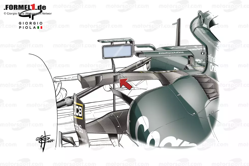Auf dem Flügelprofil vor dem Seitenkasten wurden zwei zusätzliche Winglets hinzugefügt, die den Luftstrom möglichst optimal über den Seitenkasten hinweg leiten sollen. Man nennt diese Winglets "Wirbelgeneratoren" ("vortex generators"). Foto zur News: Auf dem Flügelprofil vor dem Seitenkasten wurden zwei zusätzliche Winglets hinzugefügt, die den Luftstrom möglichst optimal über den Seitenkasten hinweg leiten sollen. Man nennt diese Winglets "Wirbelgeneratoren" ("vortex generators").