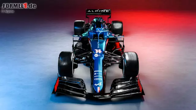 Foto zur News: Der neue Alpine A521 ist da! Hier die ersten Fotos des neuen Formel-1-Autos von Fernando Alonso und Esteban Ocon ansehen - und mehr über den 2021er-Rennwagen erfahren!