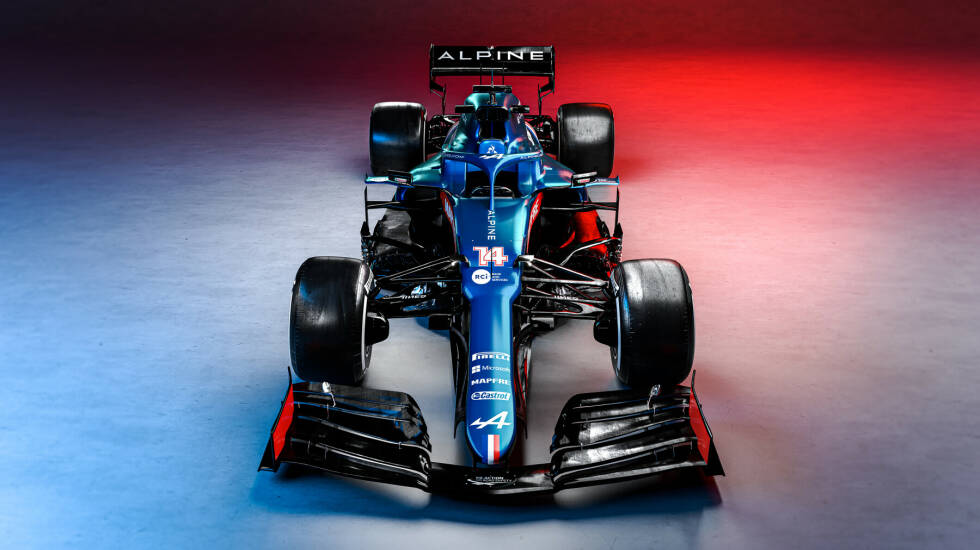 Foto zur News: Der neue Alpine A521 ist da! Hier die ersten Fotos des neuen Formel-1-Autos von Fernando Alonso und Esteban Ocon ansehen - und mehr über den 2021er-Rennwagen erfahren!