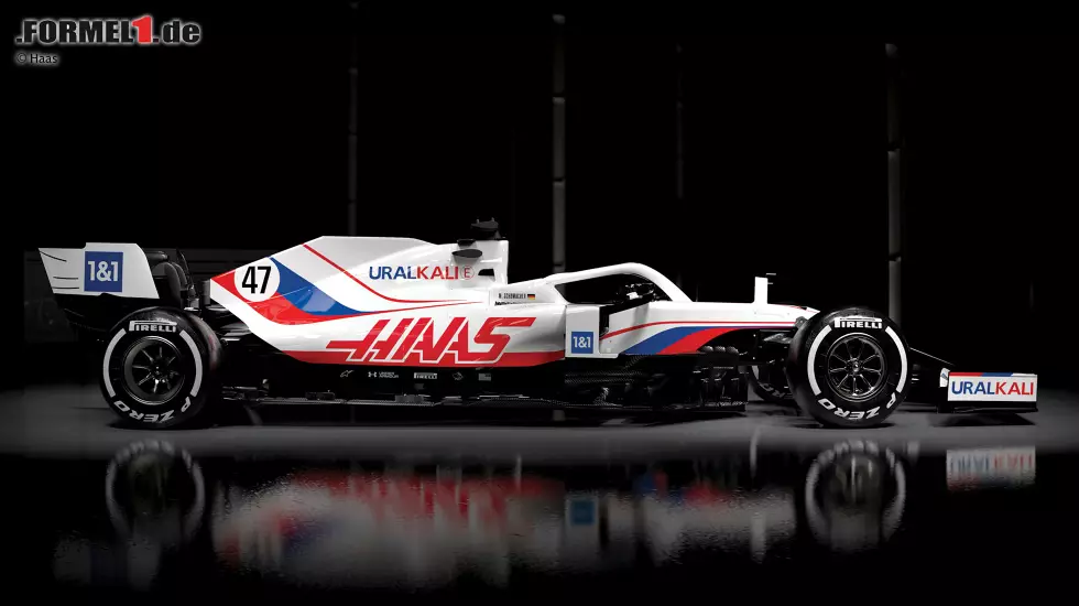 Foto zur News: Haas VF-21 (nur Farbdesign)