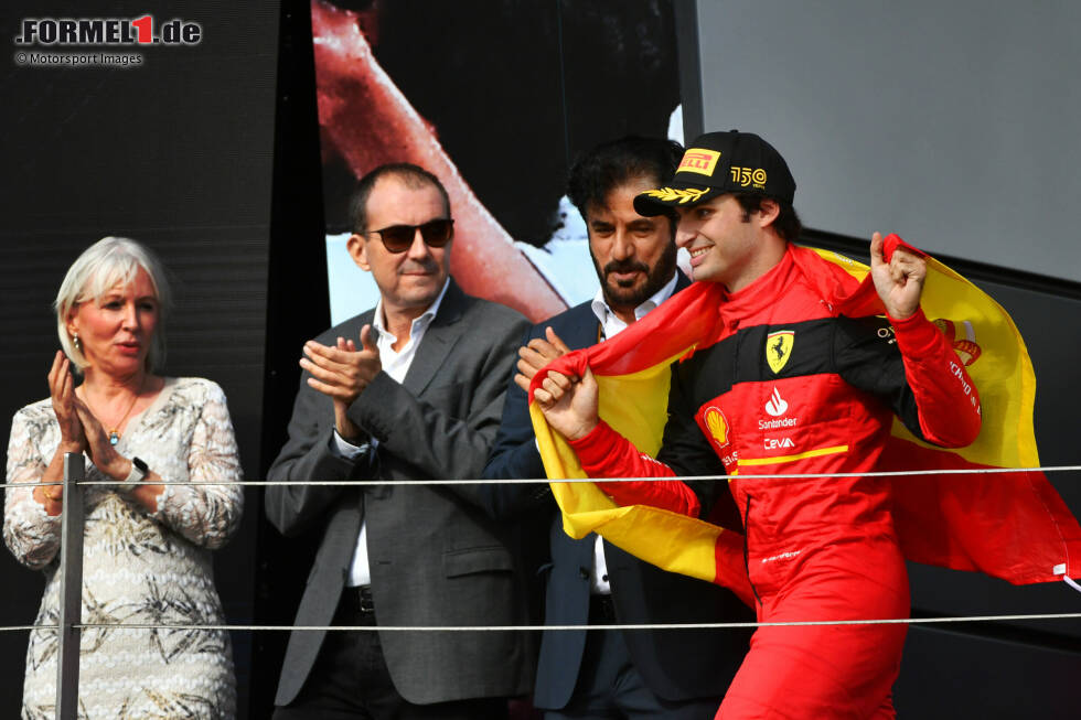 Foto zur News: 2. Carlos Sainz (Ferrari) beim Großen Preis von Großbritannien 2022