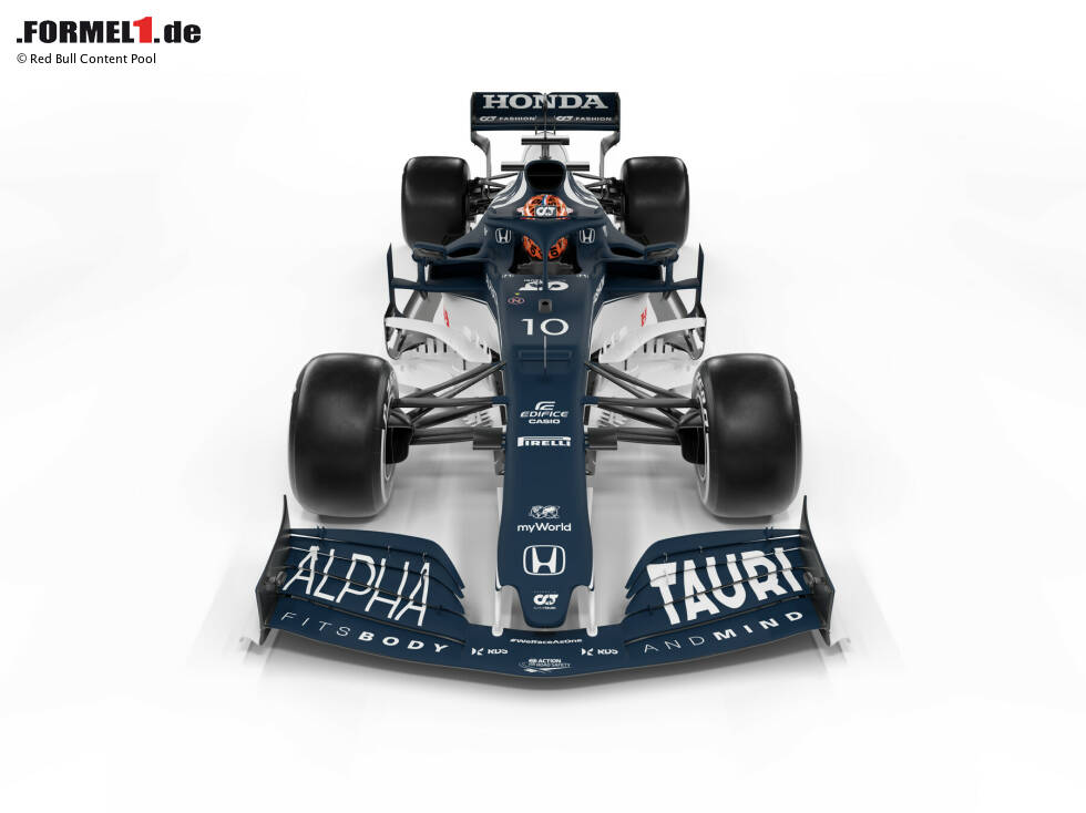 Foto zur News: AlphaTauri hat sein zweites Formel-1-Auto unter seiner neuen Teambezeichnung vorgestellt: Der AT02-Honda wurde am 19. Februar 2021 erstmals gezeigt. Hier sind die Bilder des Fahrzeugs und erste Details dazu!