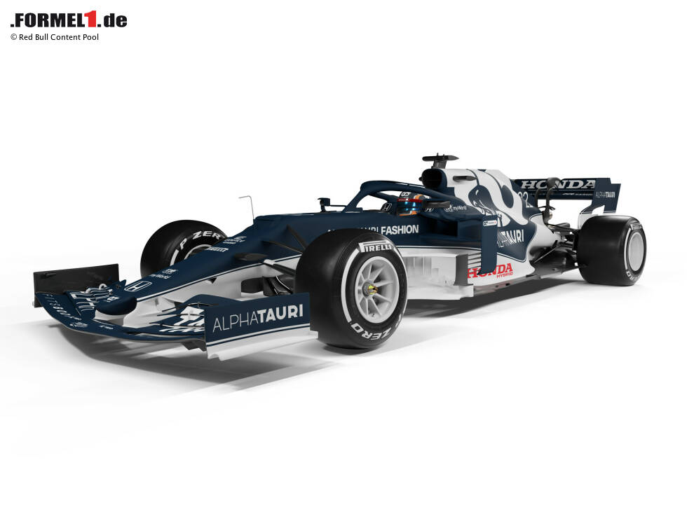 Beim Farbdesign hat sich AlphaTauri an das Vorjahresdesign angelehnt, in der zweiten Auflage aber nur die Grundfarben beibehalten und den Look des Formel-1-Autos leicht variiert. Beim Farbdesign hat sich AlphaTauri an das Vorjahresdesign angelehnt, in der zweiten Auflage aber nur die Grundfarben beibehalten und den Look des Formel-1-Autos leicht variiert.