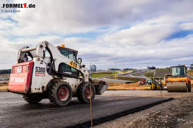 Foto zur News: Auf dem igora Drive nahe St. Petersburg gehen derzeit Modernisierungsarbeiten voran, bevor die Formel 1 in zwei Jahren dort aufschlagen wird.