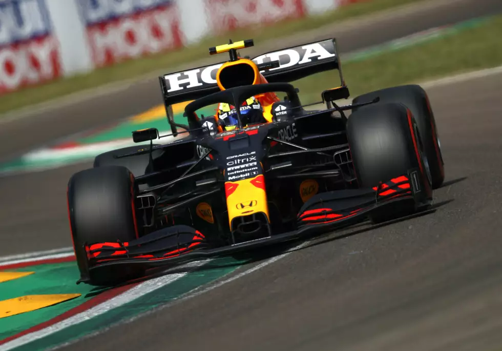 Foto zur News: Red Bull 2021: Sergio Perez, Max Verstappen