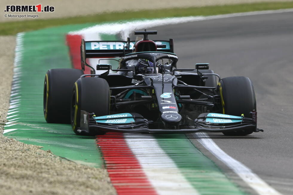 Foto zur News: Mercedes 2021: Valtteri Bottas, Lewis Hamilton