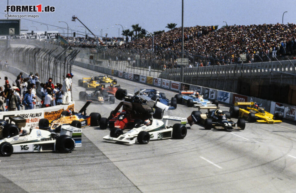 Foto zur News: #10 Patrick Tambay (8 Ausfälle bei 114 Rennen): Die Liste beginnt mit dem zweimaligen Grand-Prix-Sieger, der in seiner neunjährigen Formel-1-Karriere achtmal nicht über die erste Runde herauskommt. Besonders spektakulär ist sein Flug über den Brabham von Niki Lauda in Long Beach 1979, der beide ins Aus reißt.