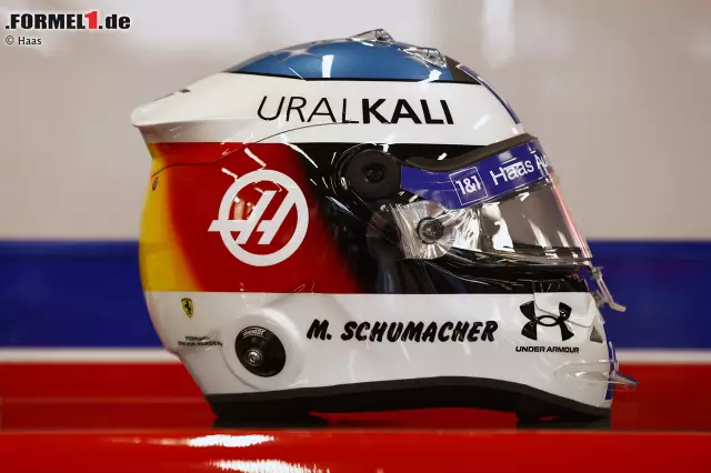 Foto zur News: Es sind die markanten Farben, die Michael Schumacher 1991 auf seinem Helm trug, als er erstmals in der Formel 1 fuhr.