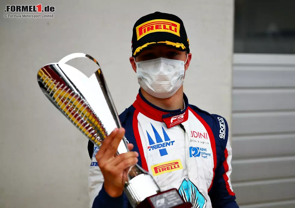 Foto zur News: Lirim Zendeli: Der Bochumer ist derzeit am nächsten an der Formel 1 dran und startet 2021 in der Formel 2 für MP Motorsport. Zendeli ist ehemaliger Meister der Formel-4-Serie und schaffte im vergangenen Jahr auch in der Formel 3 den Durchbruch.