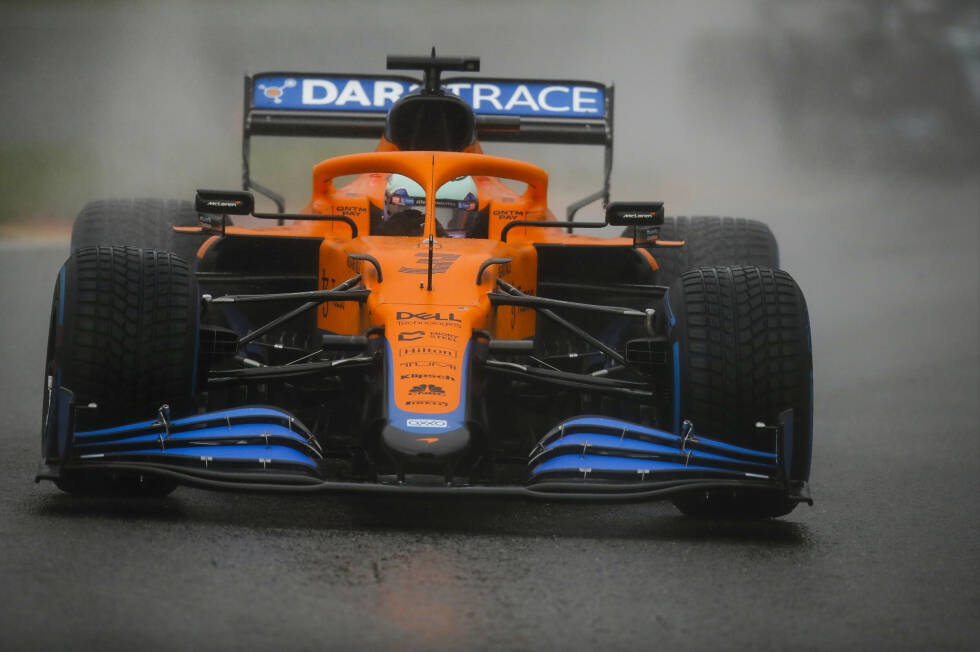 Foto zur News: Daniel Ricciardo (2): Eines der besseren Wochenenden für den McLaren-Neuzugang, mit P4 am Ende. Warum es dafür nicht die Eins gibt? Weil Teamkollege Norris vom Speed her wieder klar der Schnellere war.