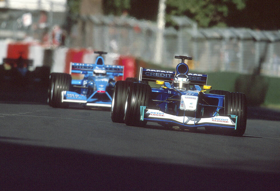 Foto zur News: 19. Kimi Räikkönen (Sauber): Platz sechs beim Großen Preis von Australien 2001 in Melbourne