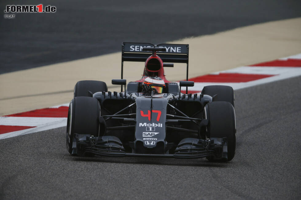 Foto zur News: 5. Stoffel Vandoorne (McLaren): Platz zehn beim Großen Preis von Bahrain 2016 in Sachir