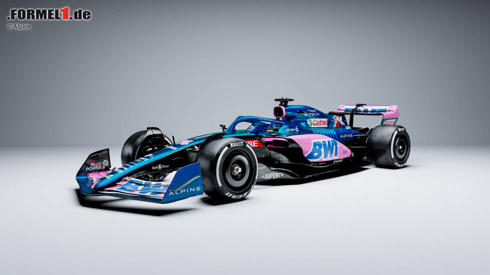 2022 präsentiert Alpine ein neues Farbschema mit Blau und Rosa. Doch um die Ankunft von Sponsor BWT besonders hervorzuheben, tritt das Team in den ersten beiden Saisonrennen mit ... 2022 präsentiert Alpine ein neues Farbschema mit Blau und Rosa. Doch um die Ankunft von Sponsor BWT besonders hervorzuheben, tritt das Team in den ersten beiden Saisonrennen mit ...