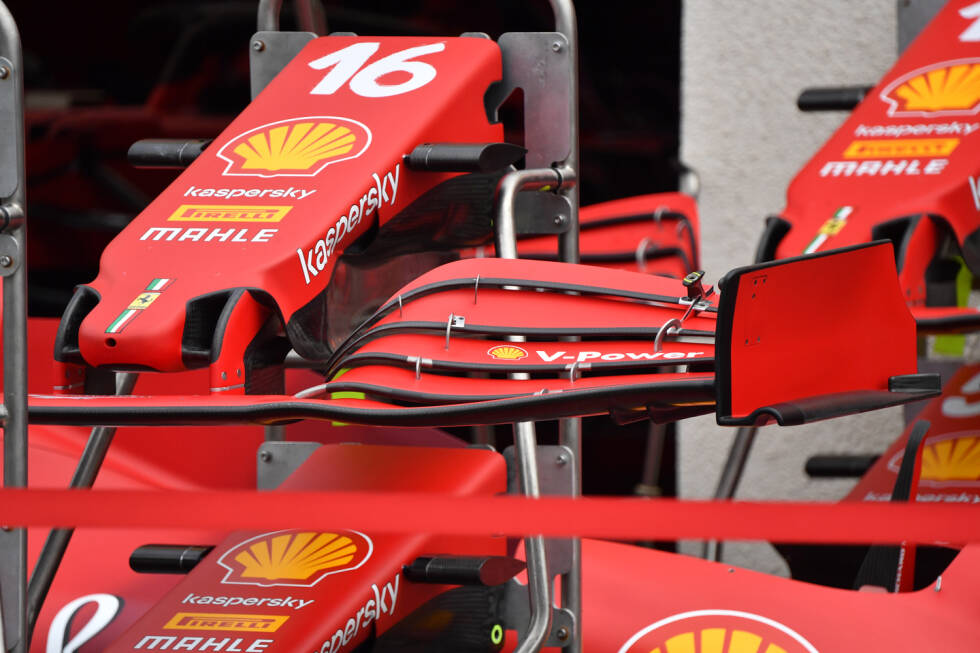 Foto zur News: Ferrari SF21: Frontflügel
