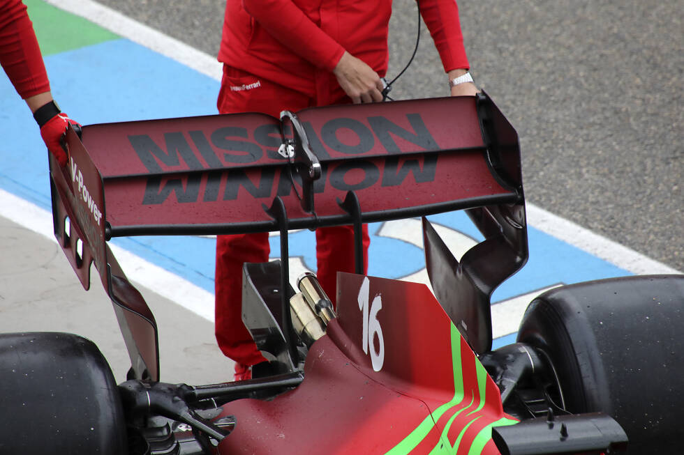 Foto zur News: Ferrari SF21: Heckflügel
