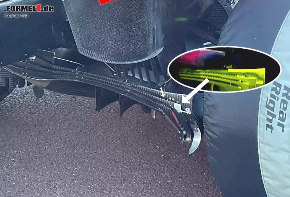 Foto zur News: Red Bull RB16B: Diffusor