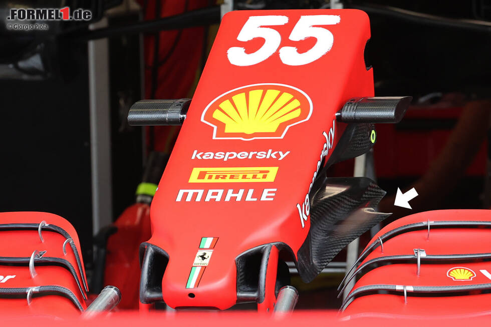 Foto zur News: Ferrari SF21: Frontpartie