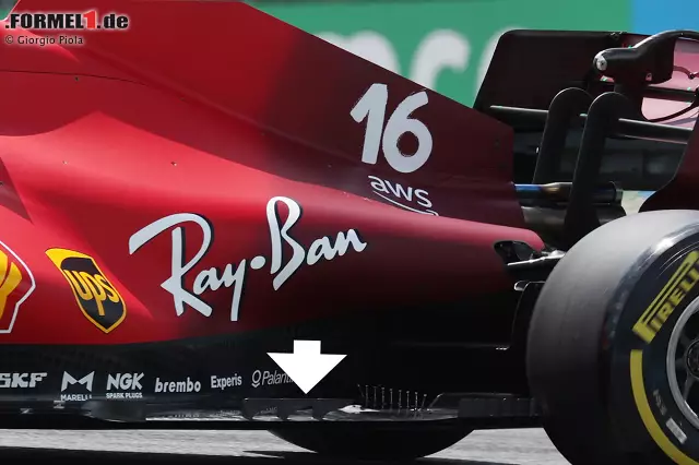 Foto zur News: Ferrari SF21: Unterboden