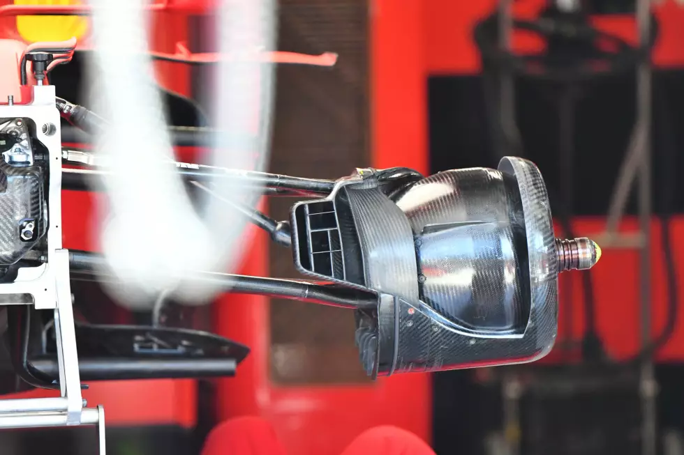 Foto zur News: Ferrari SF21: Vorderradbremse