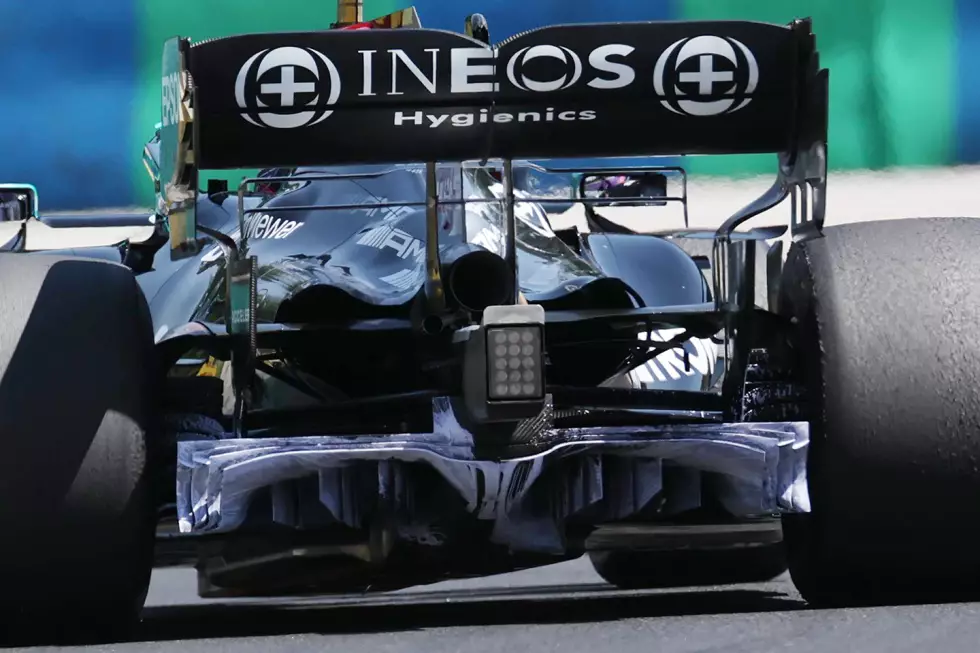 Foto zur News: Mercedes W12: Diffusor