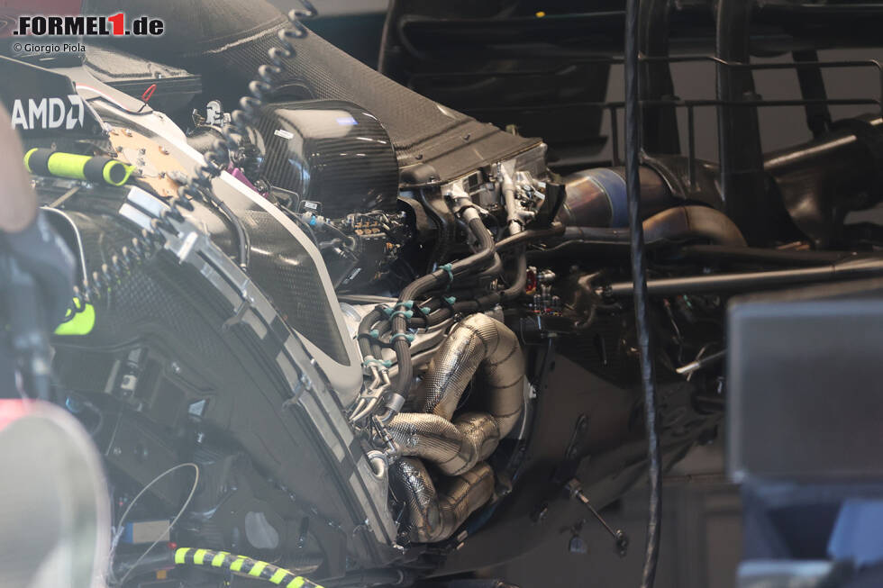 Foto zur News: Mercedes W12: Antriebsinstallation