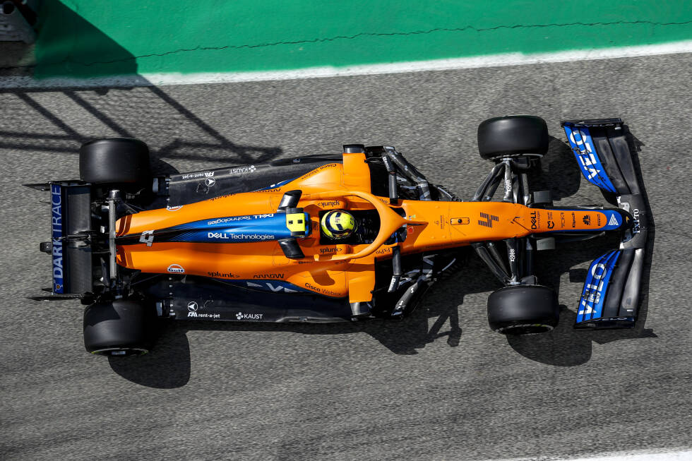 Foto zur News: McLaren: Ein Verfechter der klassischen Philosophie - der Unterboden läuft ab Beginn des Ausschnitts diagonal nach hinten durch, wie vom Reglement ursprünglich vorgesehen