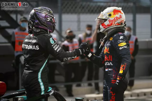 Foto zur News: Eiszeit zwischen Russell und Verstappen: Hat er mit einem Crash gedroht?