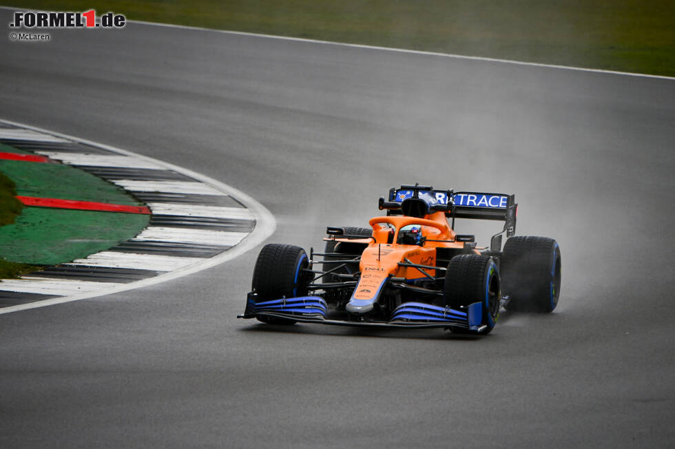 Foto zur News: McLaren absolvierte in Silverstone als erstes Team den Shakedown seines 2021er-Autos