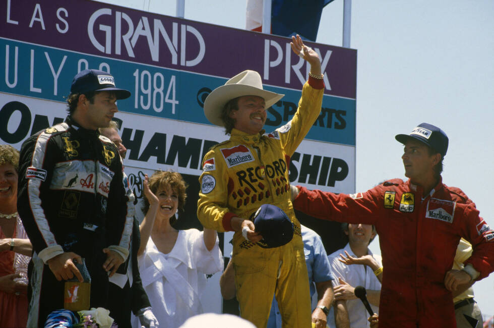 Foto zur News: 18. Rene Arnoux - Dallas 1984 (Platz drei)