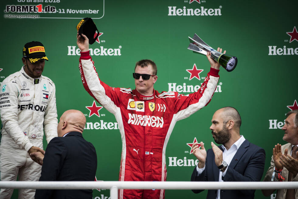 Foto zur News: 4. Kimi Räikkönen - Interlagos 2018 (Platz drei)