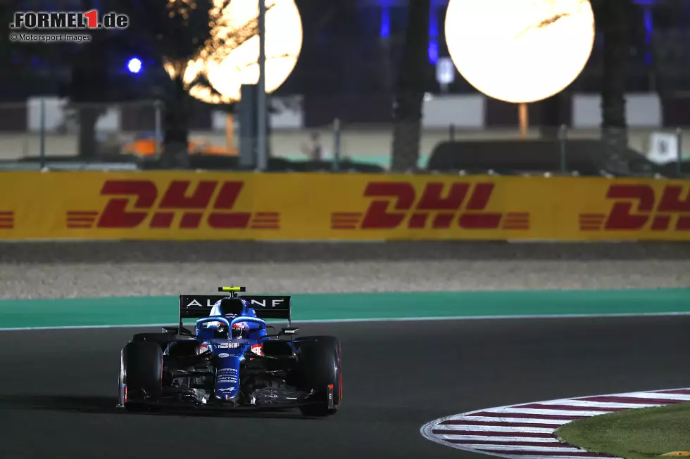 Esteban Ocon (2): Stand natürlich im Schatten von Teamkollege Alonso. Aber für sich genommen ist P5 im Alpine ein Topergebnis. Mit einem besseren Qualifying hätte er vielleicht sogar auch ums Podium kämpfen können. So war es dann am Ende seine Aufgabe, Alonso nach hinten abzuschirmen. Kostete Perez wertvolle Sekunden. Foto zur News: Esteban Ocon (2): Stand natürlich im Schatten von Teamkollege Alonso. Aber für sich genommen ist P5 im Alpine ein Topergebnis. Mit einem besseren Qualifying hätte er vielleicht sogar auch ums Podium kämpfen können. So war es dann am Ende seine Aufgabe, Alonso nach hinten abzuschirmen. Kostete Perez wertvolle Sekunden.