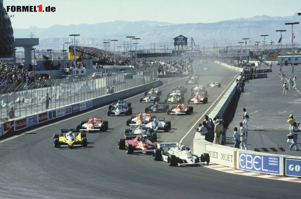 Caesars Palace Grand Prix Circuit (USA): Die Strecke, auf der die Formel 1 Anfang der 1980er-Jahre zweimal fährt, befindet sich auf dem Parkplatz des gleichnamigen Casinos. Damit ist eigentlich schon alles gesagt. Gilt wegen der öden Streckenführung zurecht als eine der schlimmsten Formel-1-Strecken aller Zeiten. Caesars Palace Grand Prix Circuit (USA): Die Strecke, auf der die Formel 1 Anfang der 1980er-Jahre zweimal fährt, befindet sich auf dem Parkplatz des gleichnamigen Casinos. Damit ist eigentlich schon alles gesagt. Gilt wegen der öden Streckenführung zurecht als eine der schlimmsten Formel-1-Strecken aller Zeiten.