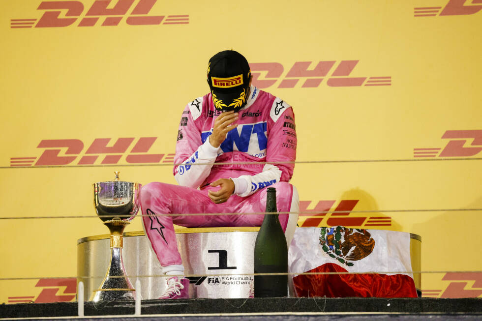 Foto zur News: Rennen bis zum ersten Sieg (Sergio Perez - 190): Diese Bestmarke wurde sogar mehr als deutlich übertroffen. Bislang musste kein Fahrer länger auf einen Formel-1-Sieg warten als Mark Webber. Beim Australier waren es damals 130 Starts. Da legte Perez bis zu seinem Sieg in Bahrain noch einmal satte 60 drauf!