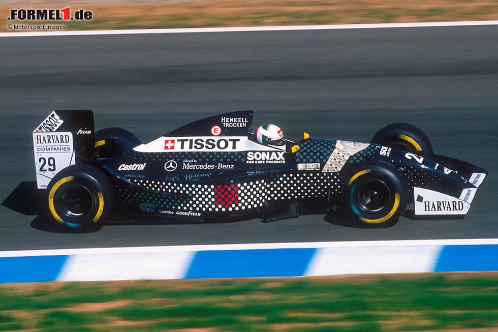 Foto zur News: 1994: Sauber-Mercedes C13 / Fahrer: Andrea de Cesaris, Heinz-Harald Frentzen, JJ Lehto, Karl Wendlinger