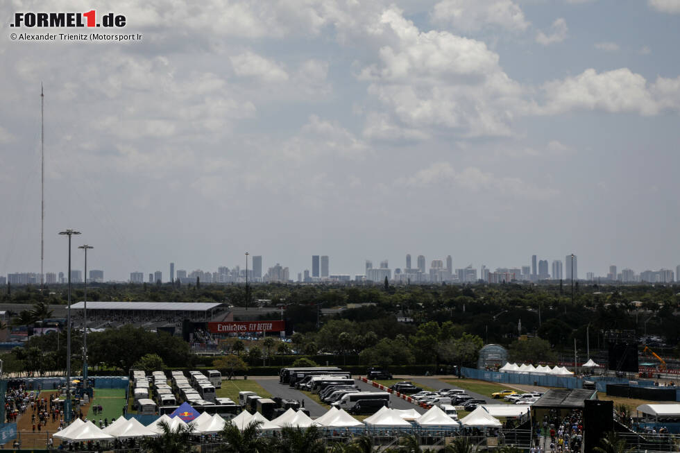 Foto zur News: Aussicht auf die City von Miami. Das Rennen findet streng genommen in Miami Gardens statt.