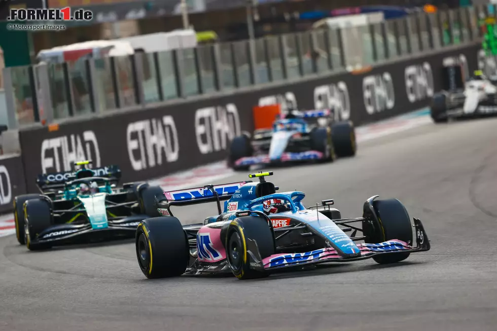 Esteban Ocon (2): In Qualifying und Rennen schneller als der Teamkollege, dazu mit P7 am Ende ein ordentliches Endergebnis eingefahren. Die WM beendet er damit auf P8, besser war er noch nie. Ein gutes Rennen und ein gutes Jahr. Aber ist "gut" auch gut genug für Alpine, um 2023 den nächsten Schritt zu machen? Foto zur News: Esteban Ocon (2): In Qualifying und Rennen schneller als der Teamkollege, dazu mit P7 am Ende ein ordentliches Endergebnis eingefahren. Die WM beendet er damit auf P8, besser war er noch nie. Ein gutes Rennen und ein gutes Jahr. Aber ist "gut" auch gut genug für Alpine, um 2023 den nächsten Schritt zu machen?