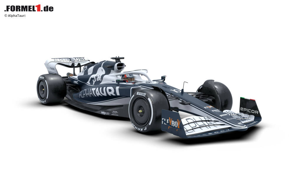 Auf den ersten Blick scheint sich beim Farbdesign mit Dunkelblau und Weiß nicht allzu viel verändert zu haben, doch der Look von AlphaTauri hat sich zur Saison 2022 nochmals leicht verändert. Auf den ersten Blick scheint sich beim Farbdesign mit Dunkelblau und Weiß nicht allzu viel verändert zu haben, doch der Look von AlphaTauri hat sich zur Saison 2022 nochmals leicht verändert.