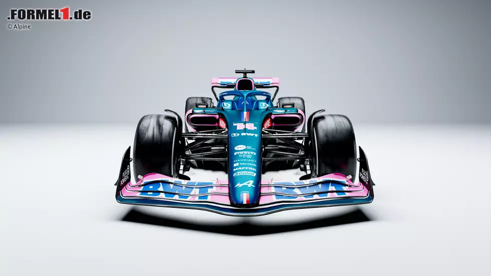 Foto zur News: Der neue Alpine A522 von Fernando Alonso und Esteban Ocon für die Formel-1-Saison 2022 ist da! Und bei der Präsentation gab es gleich eine faustdicke Überraschung, denn ...