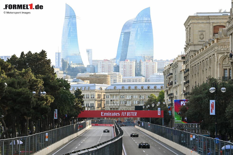 Foto zur News: Die wichtigsten Fakten zum Formel-1-Sonntag in Baku: Wer schnell war, wer nicht und wer überrascht hat - alle Infos dazu in dieser Fotostrecke!