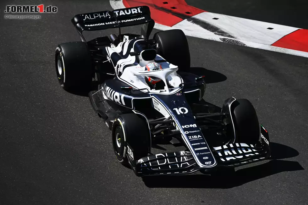 Foto zur News: AlphaTauri AT03: Pierre Gasly, Yuki Tsunoda