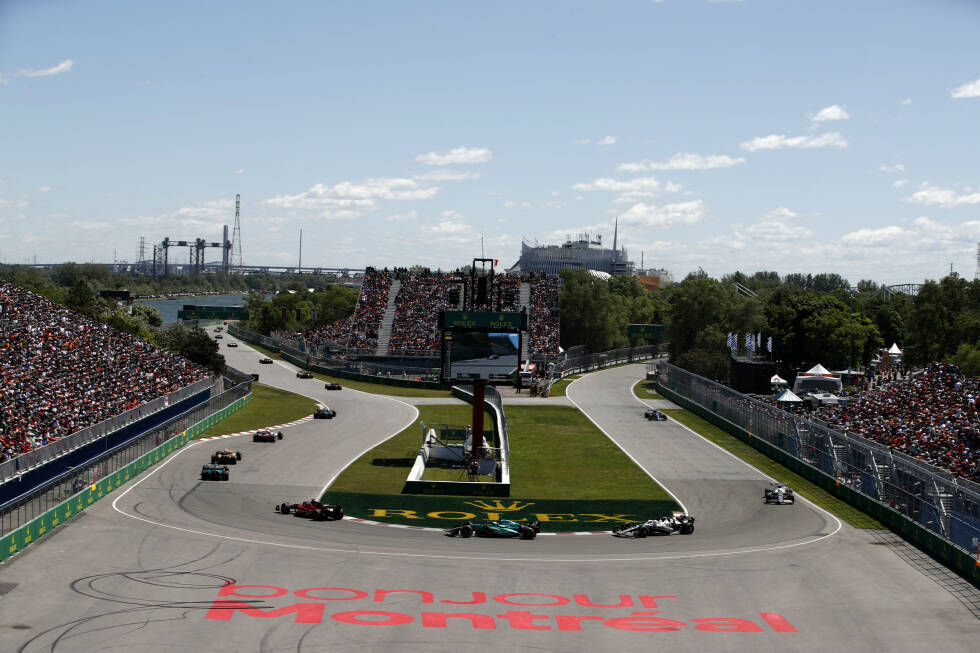 Foto zur News: 9. Montreal, Kanada (18. Juni 2023) - Seit 1978 findet der Kanada-Grand-Prix auf der Ile Notre-Dame statt. Das erste Rennen gewann ausgerechnet Lokalmatador Gilles Villeneuve, nach dem die Strecke heute benannt ist. Michael Schumacher und Lewis Hamilton konnten hier jeweils sieben Mal gewinnen