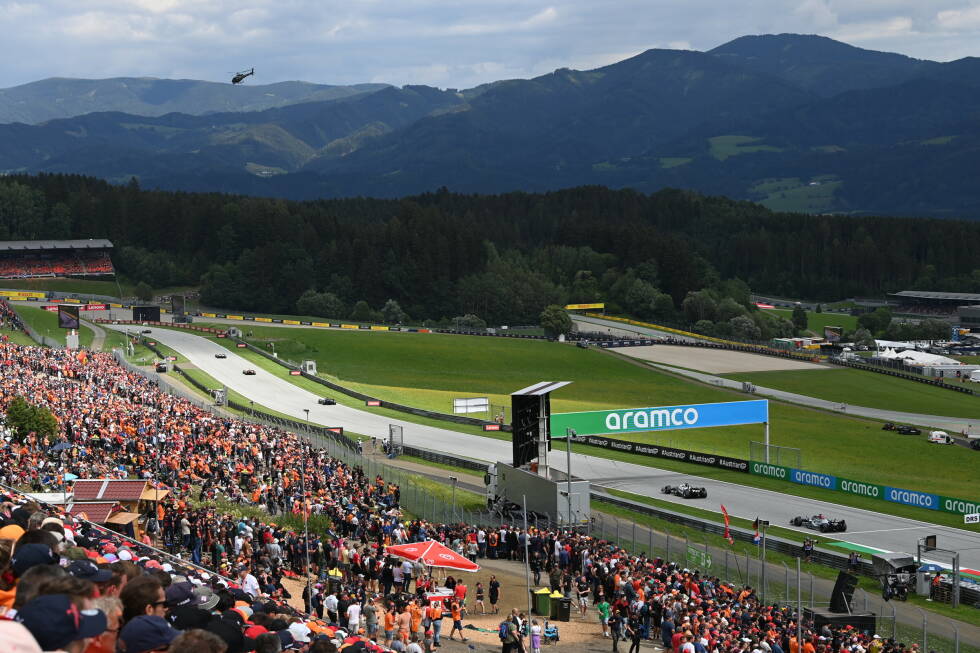 Foto zur News: 10. Spielberg, Österreich (2. Juli 2023) - 2020 und 2021 gab es das Rennen in der Steiermark jeweils zweimal, mittlerweile reicht aber auch wieder eine Austragung. Der Ende 2022 verstorbene Dietrich Mateschitz hatte einen großen Anteil daran, dass der Red-Bull-Ring seit 2014 wieder im Kalender ist.
