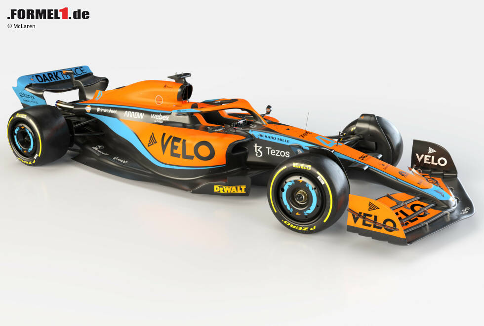 Foto zur News: ... auch einige neue Sponsoren haben ihren Weg auf den MCL36 gefunden, was das umgestaltete Farbdesign zumindest teilweise erklärt. Interessant am neuen McLaren ist darüber hinaus ...