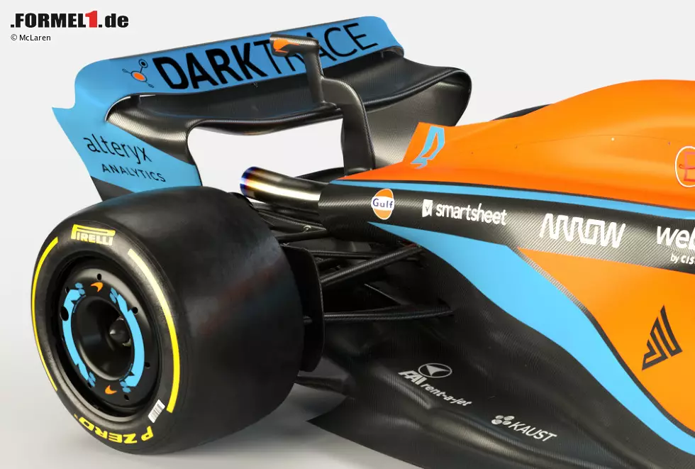 ... ist ein Heckflügel ohne Drag-Reduction-System (DRS) verbaut: Es fehlt der DRS-Auslöser. Es handelt sich hier also nur um ein Dummy-Teil, das erst beim Test in Barcelona in der korrekten Variante zu sehen sein wird. Klar ist aber schon jetzt, ... Foto zur News: ... ist ein Heckflügel ohne Drag-Reduction-System (DRS) verbaut: Es fehlt der DRS-Auslöser. Es handelt sich hier also nur um ein Dummy-Teil, das erst beim Test in Barcelona in der korrekten Variante zu sehen sein wird. Klar ist aber schon jetzt, ...