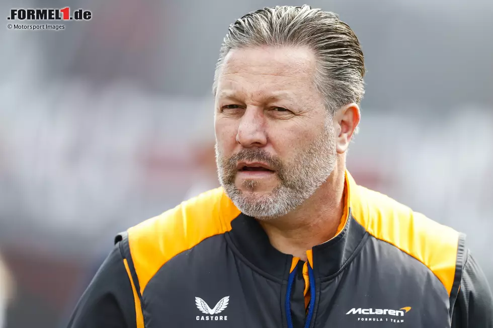 Foto zur News: Übernimmt Audi das McLaren-Team in der Formel 1, wenn es zur Saison 2026 einsteigt? McLaren-Boss Zak Brown dementiert entschieden: Sein Rennstalls stehe &quot;nicht zum Verkauf&quot;, so sagt er in Miami. Eine klare Ansage trifft auch ...