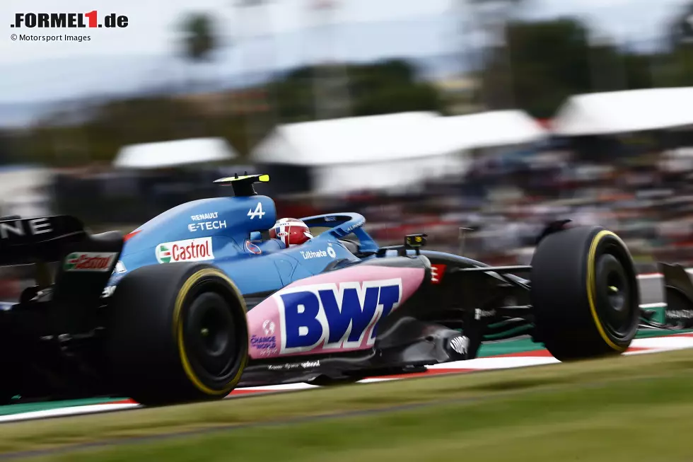 ... Esteban Ocon im Alpine A522, auch sein Teamkollege Fernando Alonso fährt als Siebter locker in die Top 10 - und Alpine nimmt damit Mercedes-Speerspitze Lewis Hamilton auf P6 in die Zange. Ungemacht drohte derweil ... Foto zur News: ... Esteban Ocon im Alpine A522, auch sein Teamkollege Fernando Alonso fährt als Siebter locker in die Top 10 - und Alpine nimmt damit Mercedes-Speerspitze Lewis Hamilton auf P6 in die Zange. Ungemacht drohte derweil ...