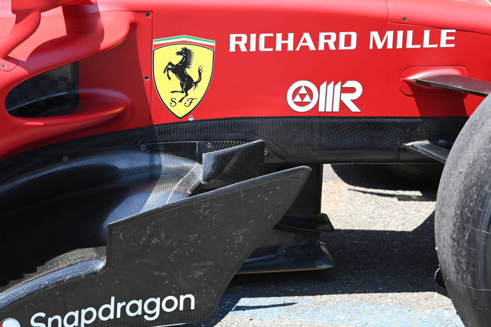 Foto zur News: Ferrari F1-75: Windabweiser